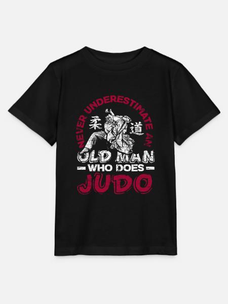 Judo Alter Mann - Stanley/Stella Kinder T-Shirt MINI CREATOR - Schwarz