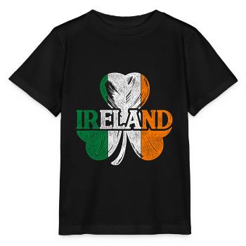 Irlande - T-shirt bio MINI CREATOR Stanley/Stella Enfant - noir - Devant - Mikhail (115cm)