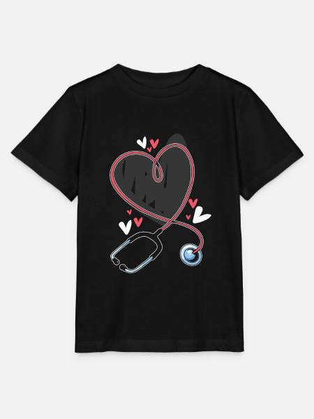 Stethoskop - Stanley/Stella Kinder T-Shirt MINI CREATOR - Schwarz