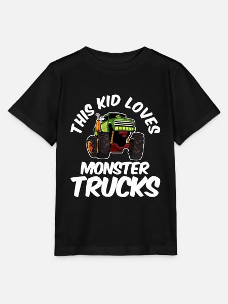 Monstertruck - Stanley/Stella Kinder T-Shirt MINI CREATOR  - Schwarz