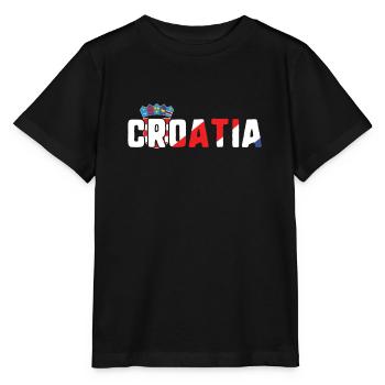 Croatia - Stanley/Stella MINI CREATOR Kids’ T-Shirt - black - Front - Mikhail (115cm)