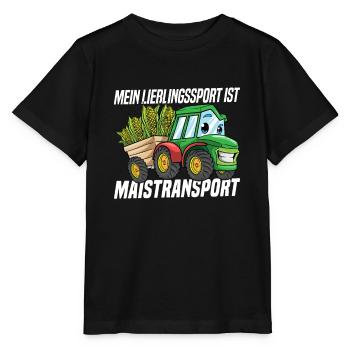 Landwirtschaft Farmer Ernte - Stanley/Stella Kinder T-Shirt MINI CREATOR  - Schwarz - Vorne - Mikhail (115cm)