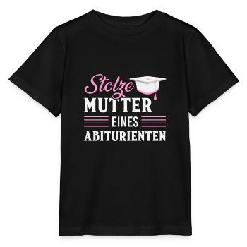 fier mère lycée diplôme d'études secondaires lycée - T-shirt bio MINI CREATOR Stanley/Stella Enfant - noir - Devant - Mikhail (115cm)