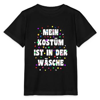 Mein Kostüm ist in der Wäsche - Stanley/Stella Kinder T-Shirt MINI CREATOR  - Schwarz - Vorne - Mikhail (115cm)