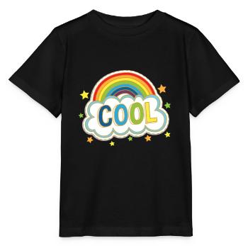 Cool Rainbow Comic Style Comic Book Fan Comic gift - Stanley/Stella MINI CREATOR Kids’ T-Shirt - black - Front - Mikhail (115cm)
