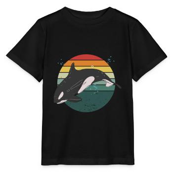 Orque rétro - T-shirt bio MINI CREATOR Stanley/Stella Enfant - noir - Devant - Mikhail (115cm)