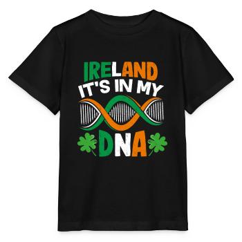 Irlande - T-shirt bio MINI CREATOR Stanley/Stella Enfant - noir - Devant - Mikhail (115cm)
