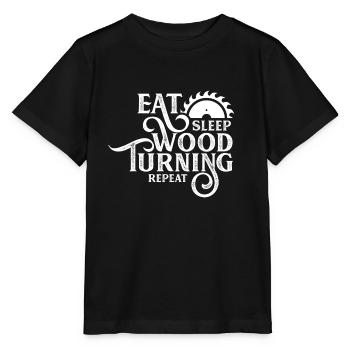 Wood Turning Team Woodturning Wood Turning Woodturners - Stanley/Stella MINI CREATOR Kids’ T-Shirt - black - Front - Mikhail (115cm)