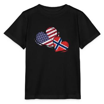 Norwegen - Stanley/Stella Kinder T-Shirt MINI CREATOR  - Schwarz - Vorne - Mikhail (115cm)