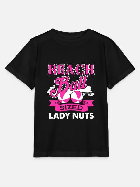 Beach Ball Sized Lady Nuts - Sommer Geschenkidee - Stanley/Stella Kinder T-Shirt MINI CREATOR - Schwarz