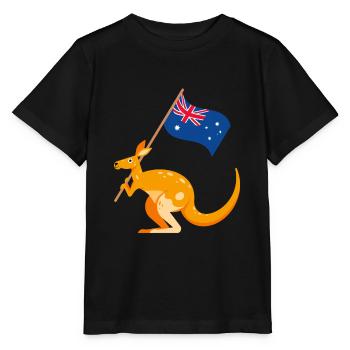Australien Tag - Stanley/Stella Kinder T-Shirt MINI CREATOR  - Schwarz - Vorne - Mikhail (115cm)
