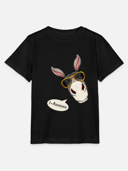 Esel mit Sonnenbrille - Stanley/Stella Kinder T-Shirt MINI CREATOR  - Schwarz