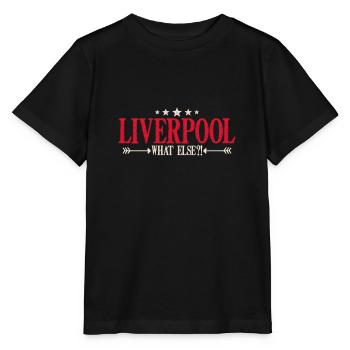 Liverpool - Stanley/Stella Kinder T-Shirt MINI CREATOR  - Schwarz - Vorne - Mikhail (115cm)