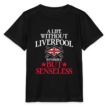 Liverpool - Stanley/Stella Kinder T-Shirt MINI CREATOR  - Schwarz - Vorne - Mikhail (115cm)