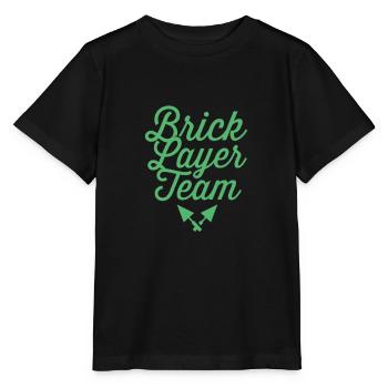 maçon - T-shirt bio MINI CREATOR Stanley/Stella Enfant - noir - Devant - Mikhail (115cm)