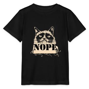 NOPE - Stanley/Stella MINI CREATOR Kids’ T-Shirt - black - Front - Mikhail (115cm)