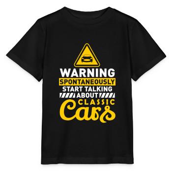 Voitures classiques Drôle disant Voitures classiques - T-shirt bio MINI CREATOR Stanley/Stella Enfant - noir - Devant - Mikhail (115cm)