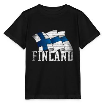 finland - Stanley/Stella MINI CREATOR Kids’ T-Shirt - black - Front - Mikhail (115cm)