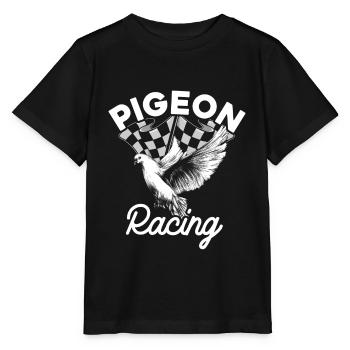 Pigeons de pigeons - T-shirt bio MINI CREATOR Stanley/Stella Enfant - noir - Devant - Mikhail (115cm)