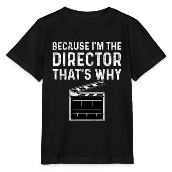 director - Stanley/Stella MINI CREATOR Kids’ T-Shirt - black - Front - Mikhail (115cm)