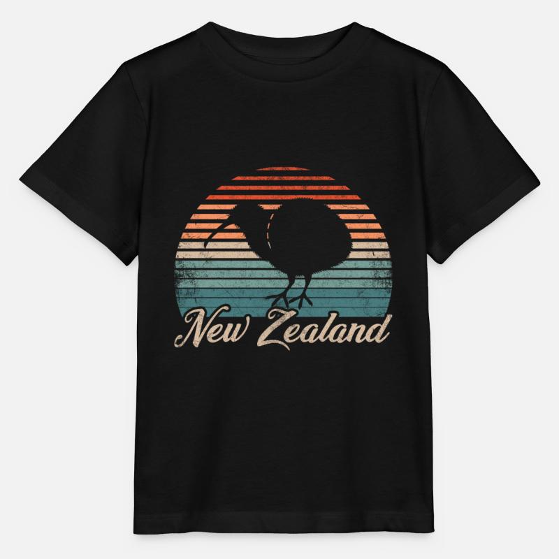 nouvelle-Zélande - T-shirt bio MINI CREATOR Stanley/Stella Enfant - noir