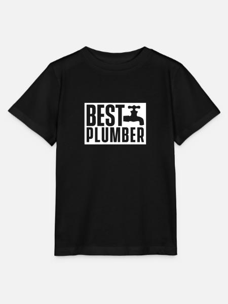 Team Klempner Klempnerei Installateur Klempnern - Stanley/Stella T-shirt MINI CREATOR til børn - sort