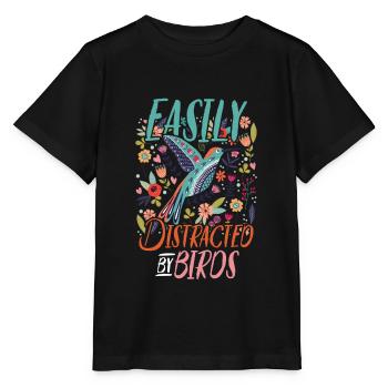 Bird animal animal - Stanley/Stella MINI CREATOR Kids’ T-Shirt - black - Front - Mikhail (115cm)