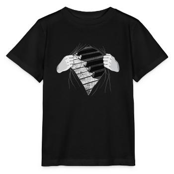 Piano piano - Stanley/Stella MINI CREATOR Kids’ T-Shirt - black - Front - Mikhail (115cm)
