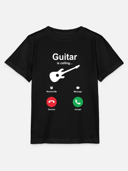 Gitarre - Stanley/Stella Kinder T-Shirt MINI CREATOR  - Schwarz