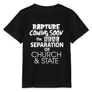 Le ravissement à venir La véritable séparation de l'Église - T-shirt bio MINI CREATOR Stanley/Stella Enfant - noir - Devant - Mikhail (115cm)