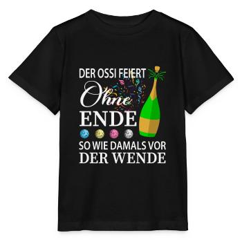 DDR Ossi Spruch - Stanley/Stella Kinder T-Shirt MINI CREATOR  - Schwarz - Vorne - Mikhail (115cm)