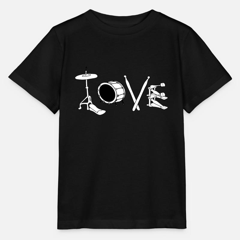 Drums Dear drummer - T-shirt bio MINI CREATOR Stanley/Stella Enfant - noir