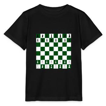 Chess chess board game of chess - Stanley/Stella MINI CREATOR Kids’ T-Shirt - black - Front - Mikhail (115cm)
