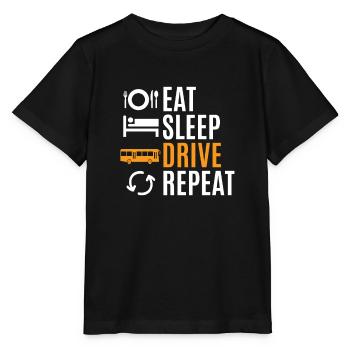 conducteur - T-shirt bio MINI CREATOR Stanley/Stella Enfant - noir - Devant - Mikhail (115cm)
