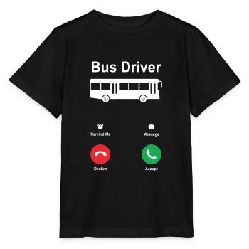 conducteur - T-shirt bio MINI CREATOR Stanley/Stella Enfant - noir - Devant - Mikhail (115cm)