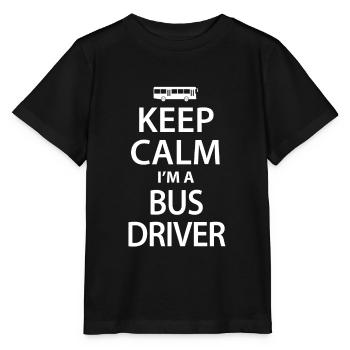 conducteur - T-shirt bio MINI CREATOR Stanley/Stella Enfant - noir - Devant - Mikhail (115cm)