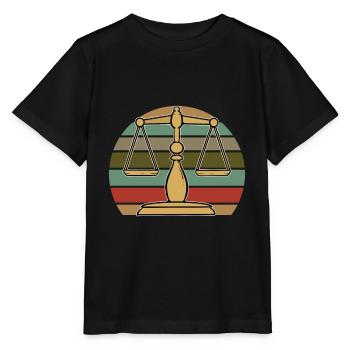 Court of Justice Law Law - Stanley/Stella MINI CREATOR Kids’ T-Shirt - black - Front - Mikhail (115cm)