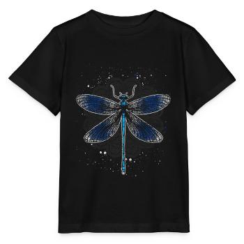 Libellule - T-shirt bio MINI CREATOR Stanley/Stella Enfant - noir - Devant - Mikhail (115cm)