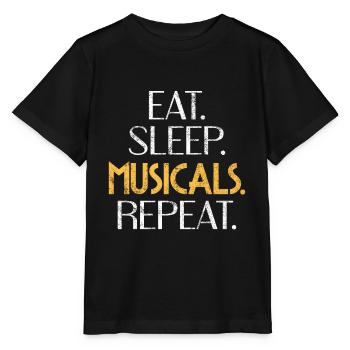 Musical Theater - Stanley/Stella Kinder T-Shirt MINI CREATOR  - Schwarz - Vorne - Mikhail (115cm)
