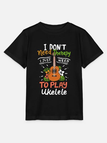 Ukulele - Stanley/Stella Kinder T-Shirt MINI CREATOR  - Schwarz
