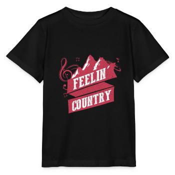 Musique country - T-shirt bio MINI CREATOR Stanley/Stella Enfant - noir - Devant - Mikhail (115cm)