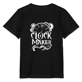 horloger - T-shirt bio MINI CREATOR Stanley/Stella Enfant - noir - Devant - Mikhail (115cm)