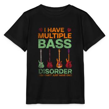 Guitar Bassist - Stanley/Stella MINI CREATOR Kids’ T-Shirt - black - Front - Mikhail (115cm)