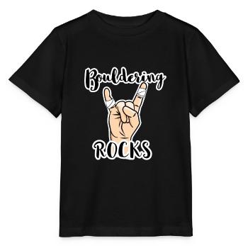 bouldering - T-shirt bio MINI CREATOR Stanley/Stella Enfant - noir - Devant - Mikhail (115cm)
