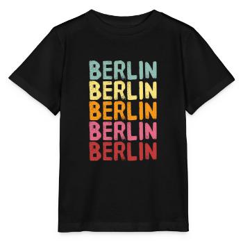 Berlin - T-shirt bio MINI CREATOR Stanley/Stella Enfant - noir - Devant - Mikhail (115cm)