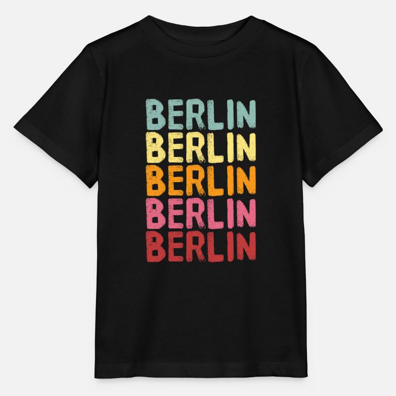 Berlin - Stanley/Stella Kinder T-Shirt MINI CREATOR  - Schwarz