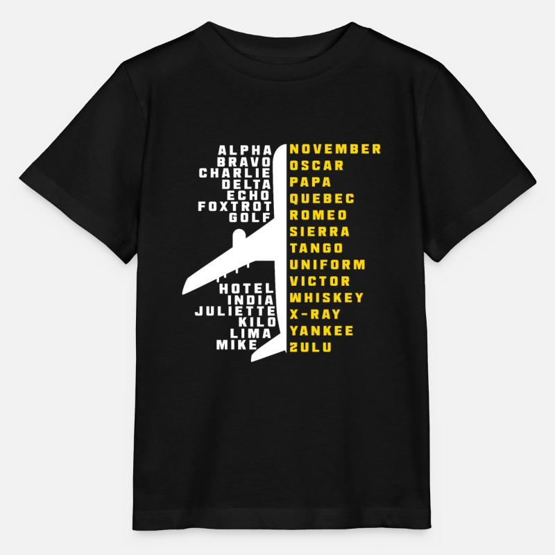 Pilot Flugsport - Stanley/Stella Kinder T-Shirt MINI CREATOR  - Schwarz
