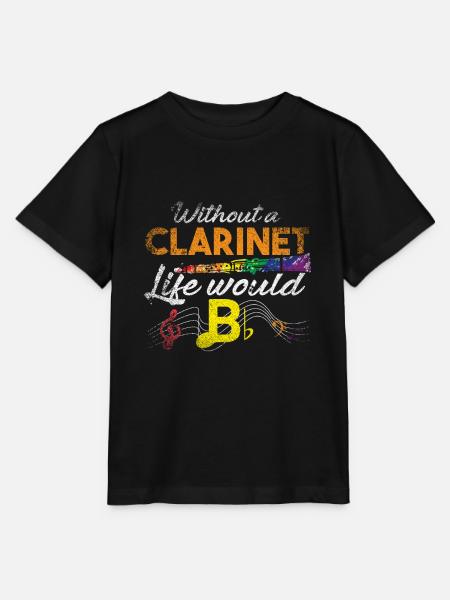Klarinette Orchester - Stanley/Stella Kinder T-Shirt MINI CREATOR  - Schwarz