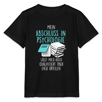 Psychologie Studium - Stanley/Stella Kinder T-Shirt MINI CREATOR  - Schwarz - Vorne - Mikhail (115cm)