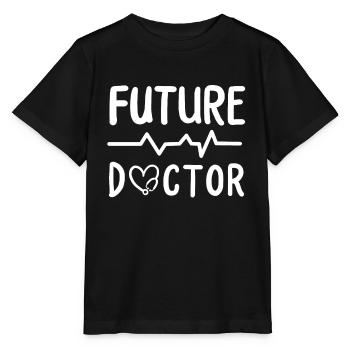 Doctor student medicine medical student - Stanley/Stella MINI CREATOR Kids’ T-Shirt - black - Front - Mikhail (115cm)